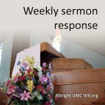 Weekly Sermon Response
